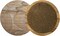 Sandstone Water Absorbent Hand Crafted Round Coasters for Drinks - 4 Inches Wide Thirsty Stone Bar/Drink Coasters- Made from Rainbow Sandstone (Set of 4 Without Holder)